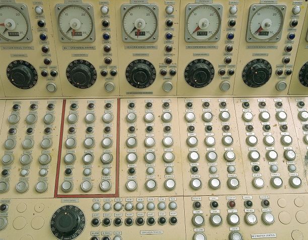 NASA C-2001-1229 Glenn Research Center Plem Brook Station Calibrated Equipment Control Panel