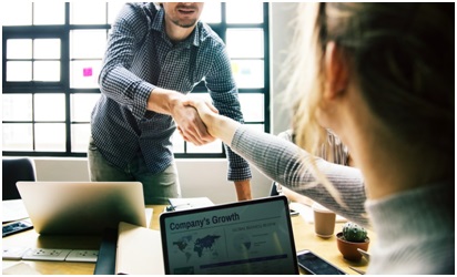 shaking hands