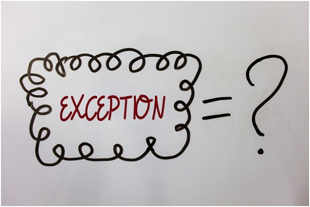 Exceptions to ISO